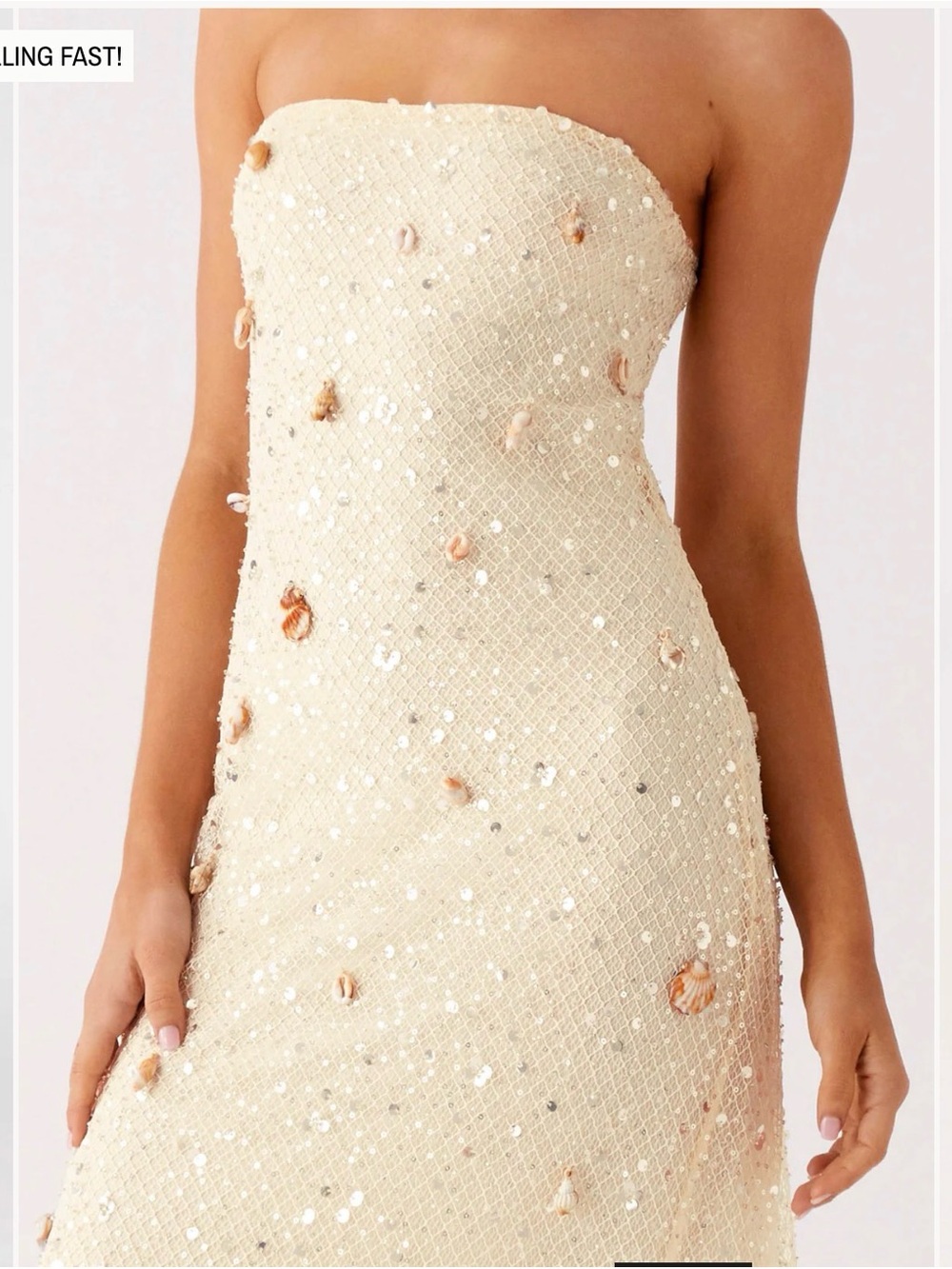 Orelli Shell Sequin Knit Maxi Dress - Picture 2 of 3